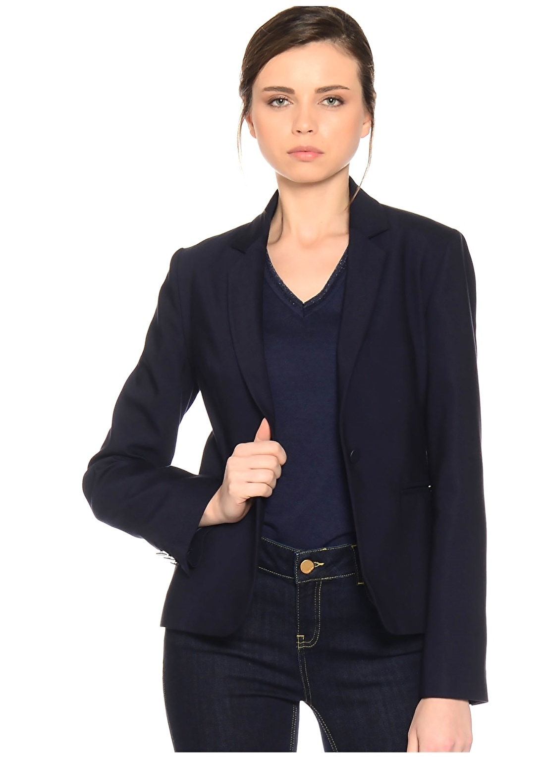 Fabrika Lacivert Blazer Ceket