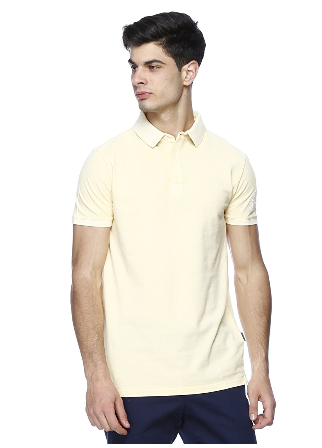George Hogg Polo Yaka Sarı T-Shirt