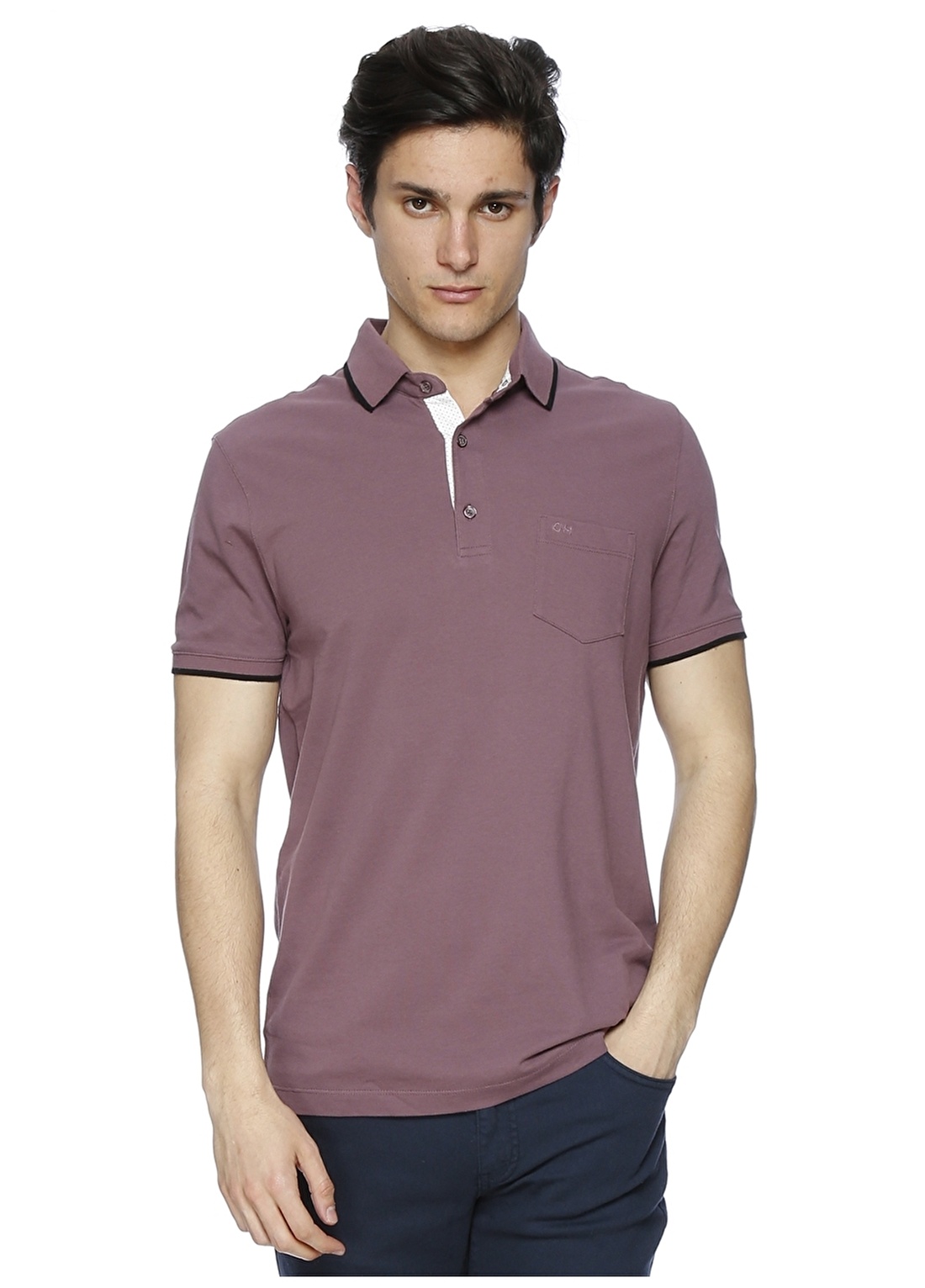 George Hogg Polo Yaka Mor T-Shirt