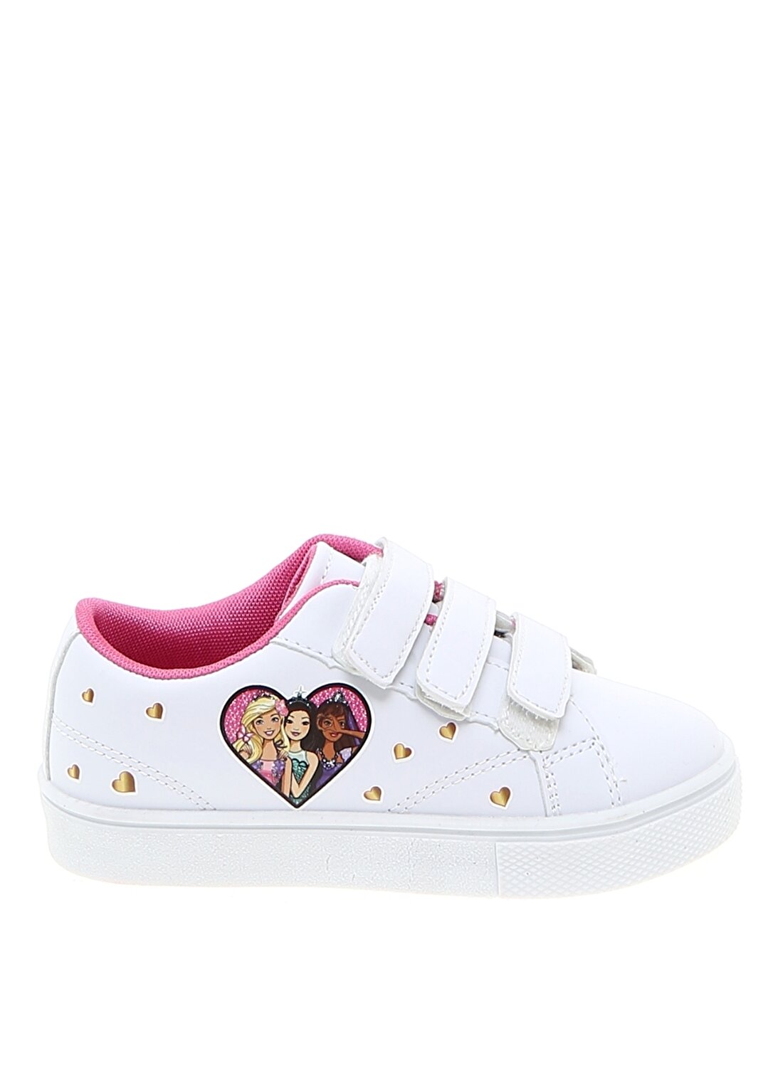 Barbie Beyaz Çocuk Yürüyüş Ayakkabısı