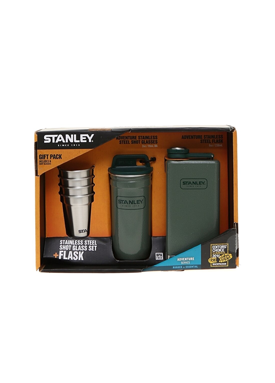 Stanley Adventure Steel Shots + Flask Gıft Set Termos