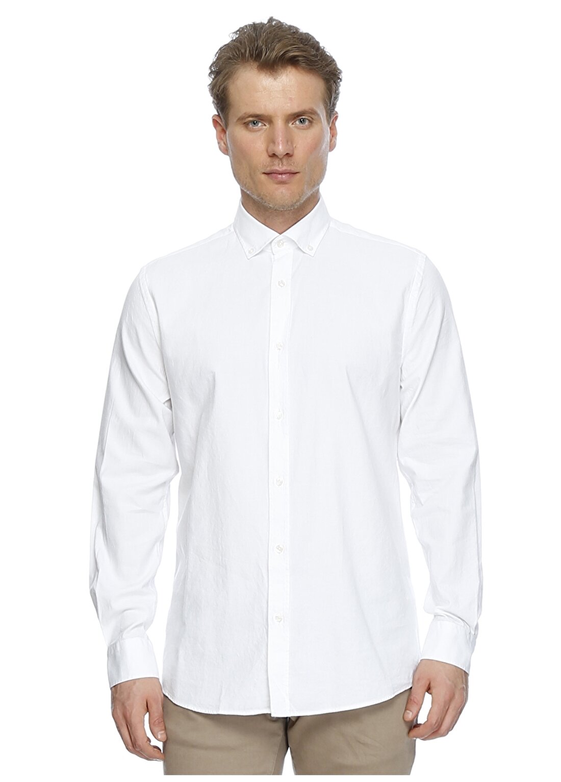 Cotton Bar Beyaz Gömlek
