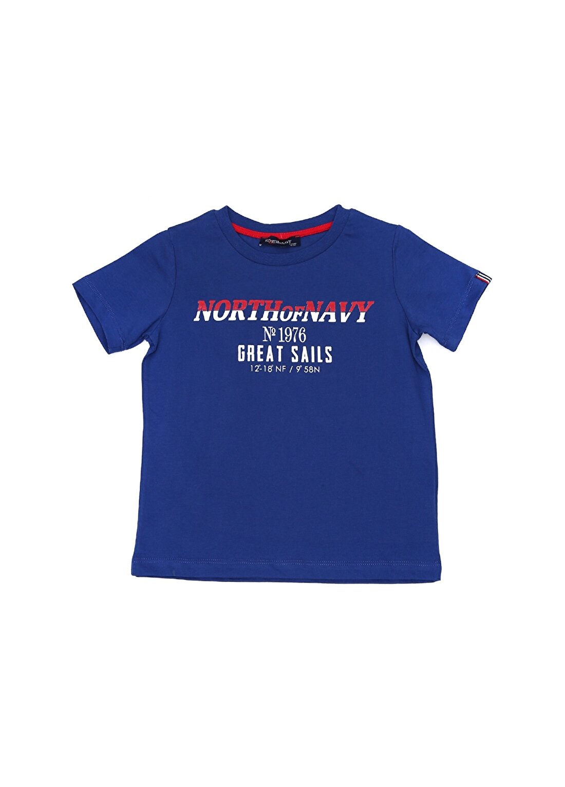 North Of Navy Yazı Baskılı T-Shirt