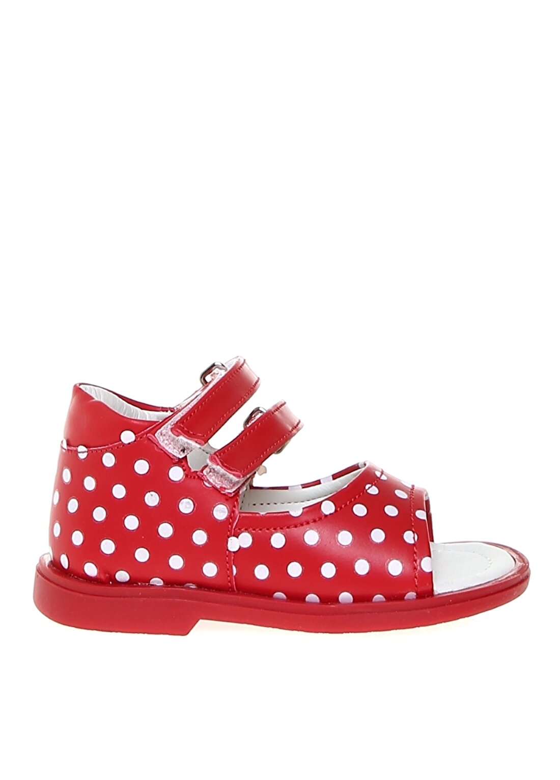 Mammaramma Desenli Bantlı Kırmızı Kız Çocuk Günlük Ayakkabı