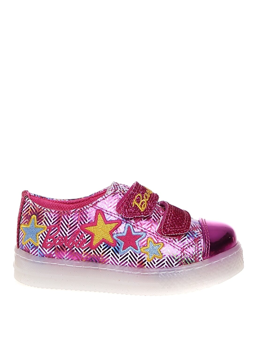 Barbie Çocuk Işıklı Pembe Yürüyüş Ayakkabısı