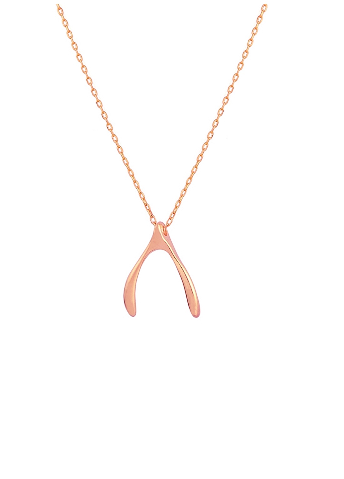 Gimora Strength Wishbone Necklace Kolye