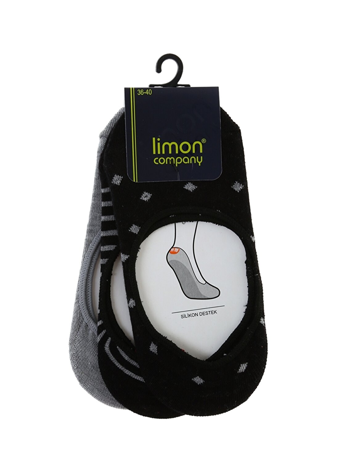 Limon 3'Lü Soket Soket Çorap