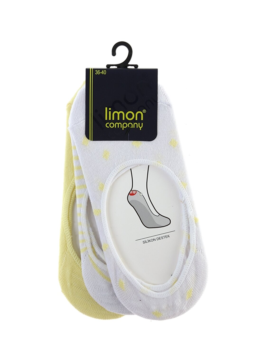 Limon 3'Lü Soket Çorap