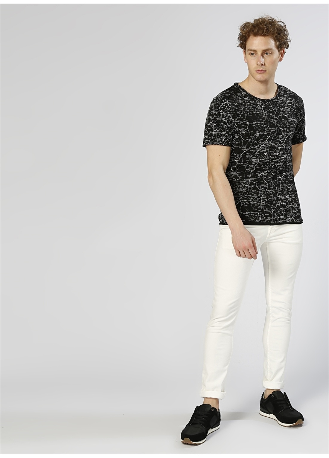 Jack & Jones Beyaz Klasik Pantolon