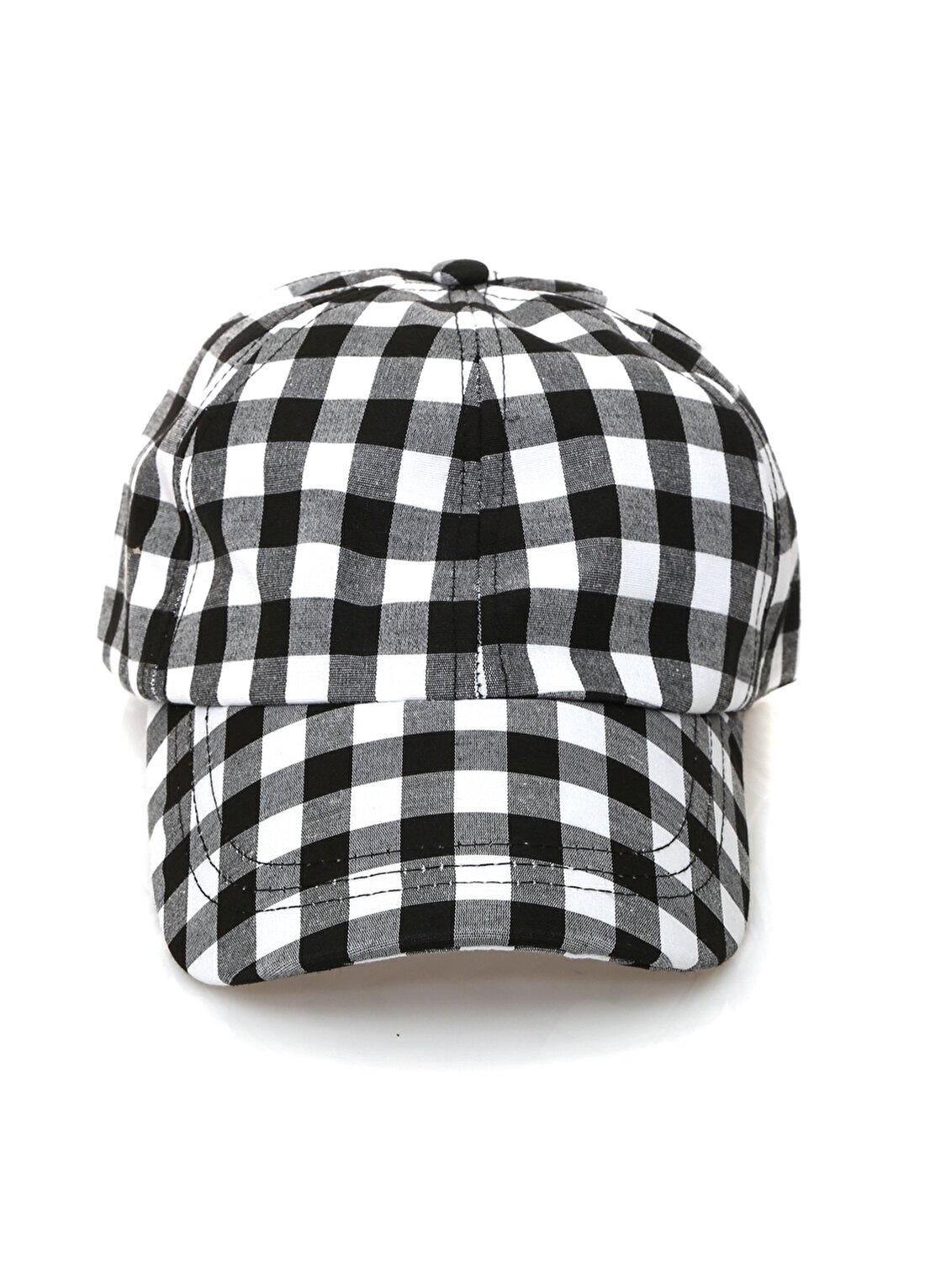 Koton Kareli Siyah - Beyaz Şapka