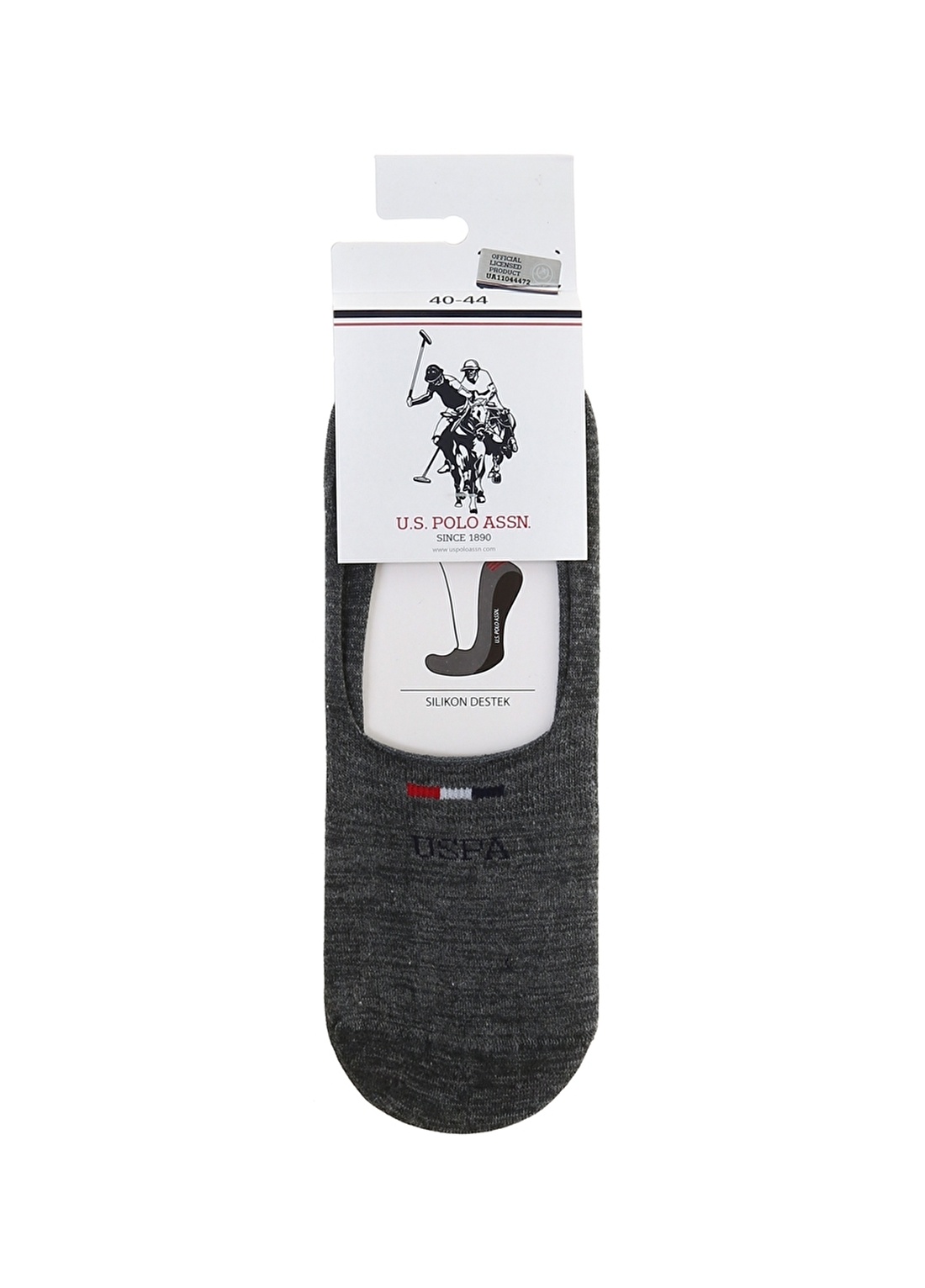 U.S. Polo Assn. Gri Erkek Çorap