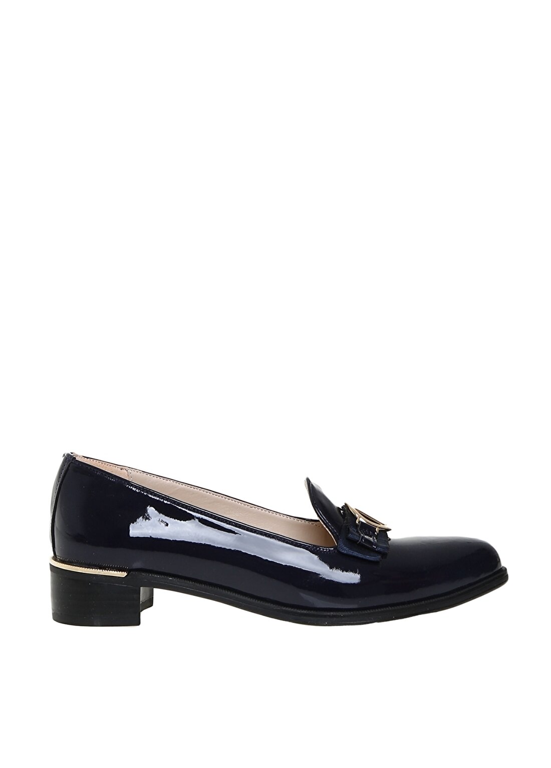 Pierre Cardin Kadın Lacivert Rugan Topuklu Ayakkabı