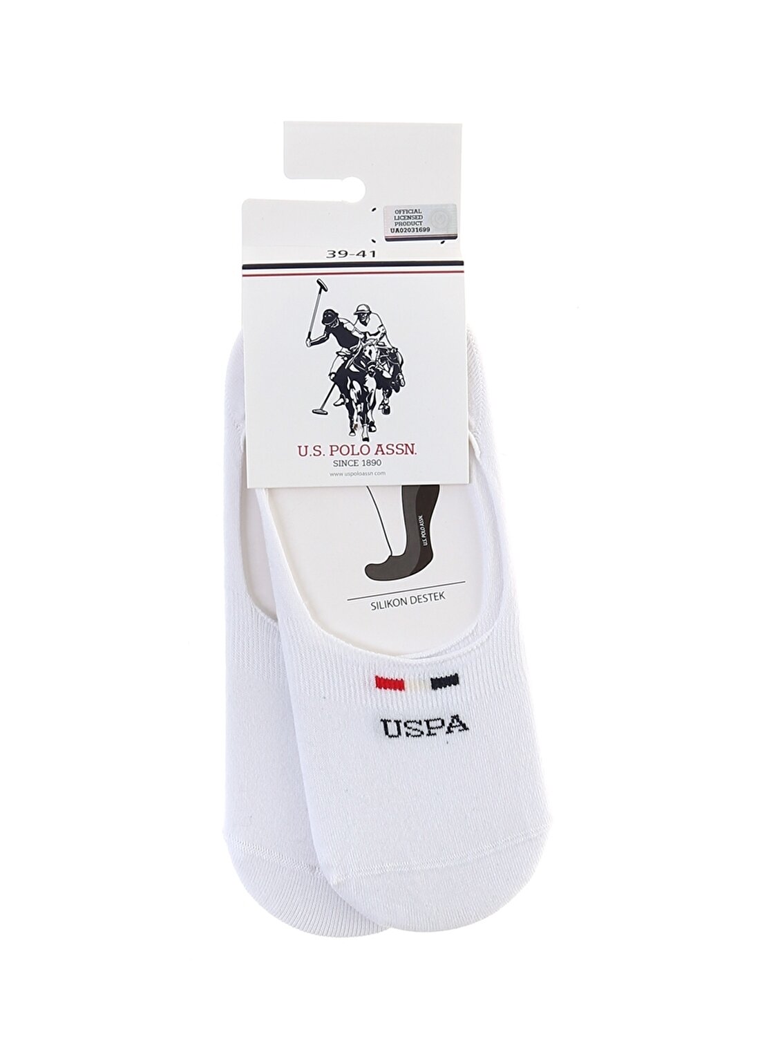 U.S. Polo Assn. Beyaz Erkek Çorap