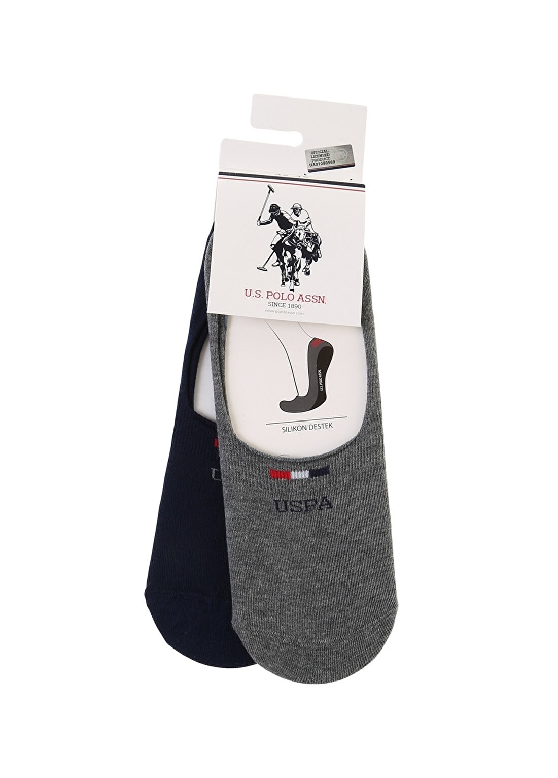 U.S. Polo Assn. Gri Erkek Çorap