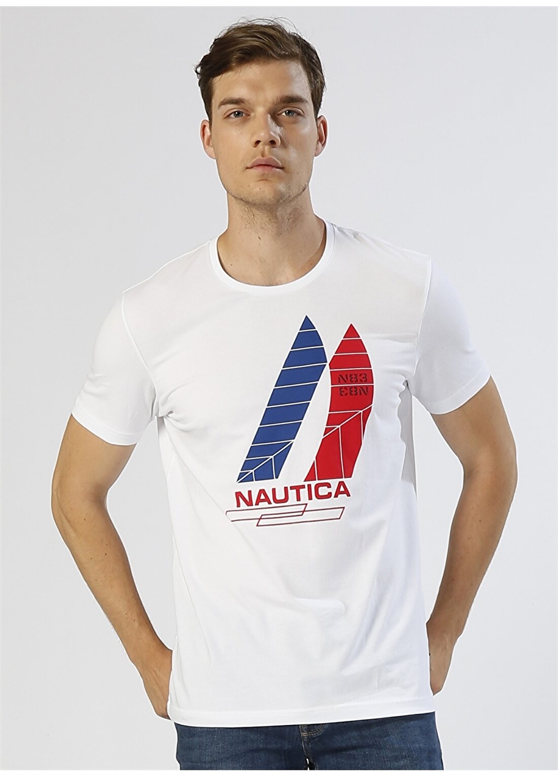 Nautica Beyaz T-Shirt