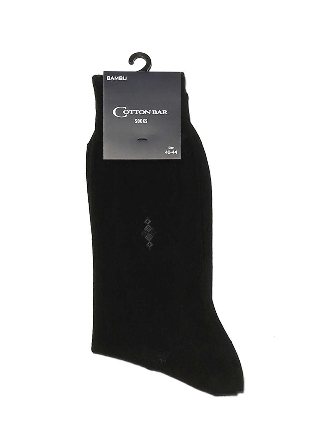 Cotton Bar Siyah Çorap
