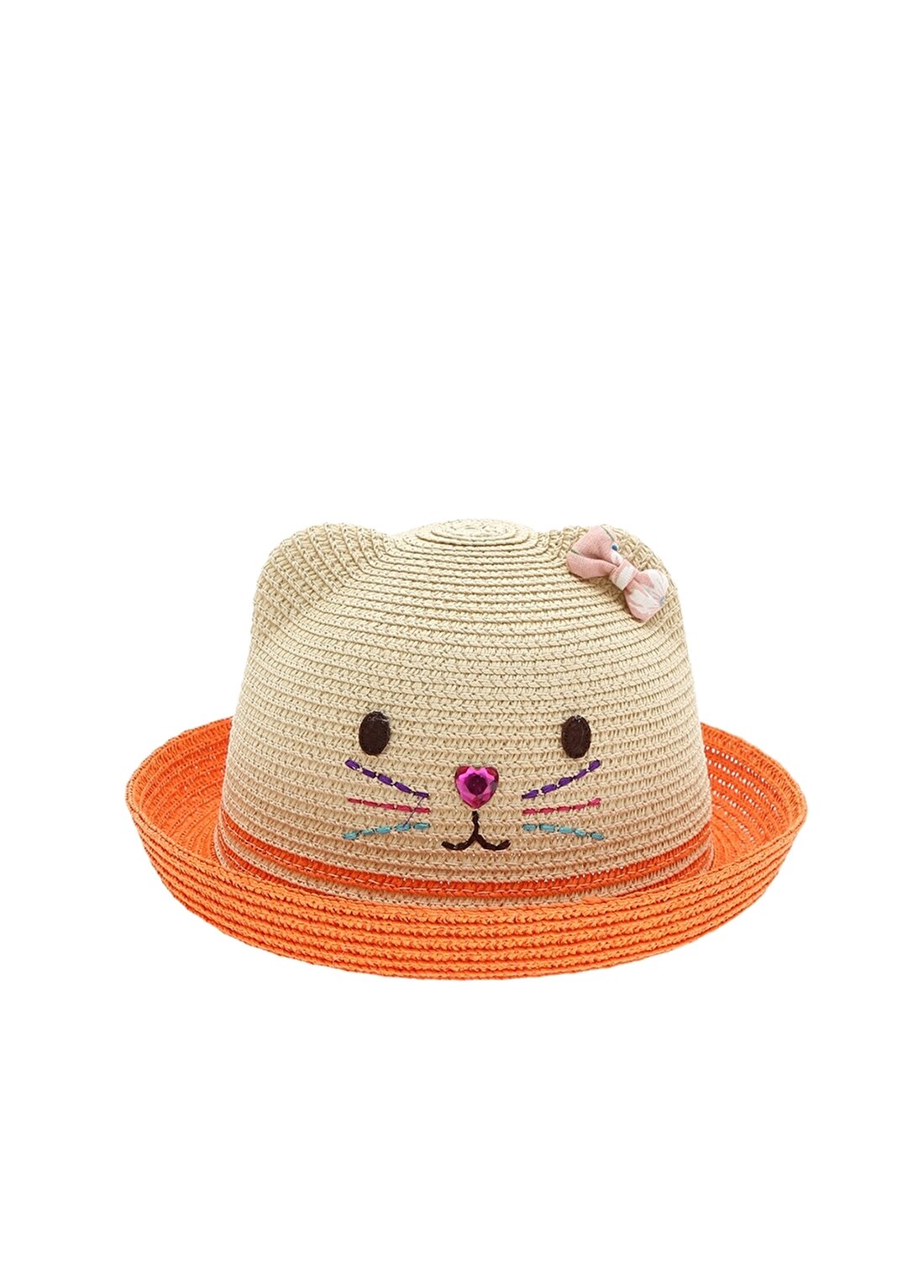 Bay Şapkaci Kedi Desenli Şapka
