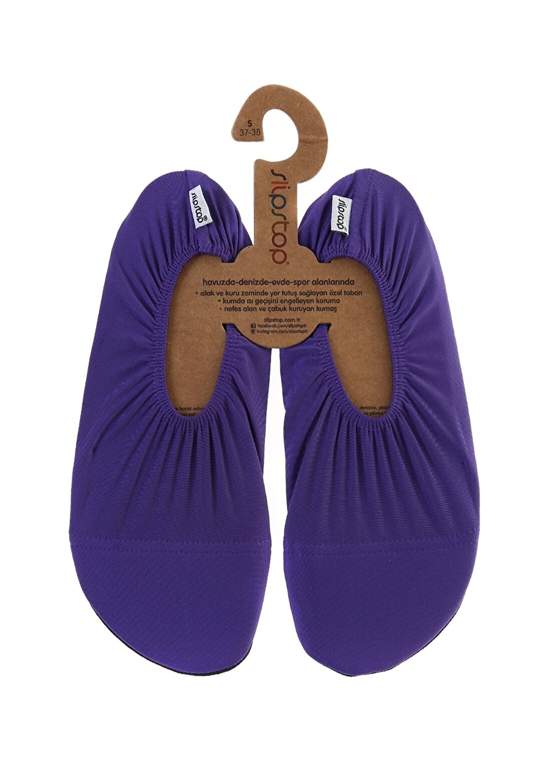 Slipstop Purple Ev Ayakkabısı