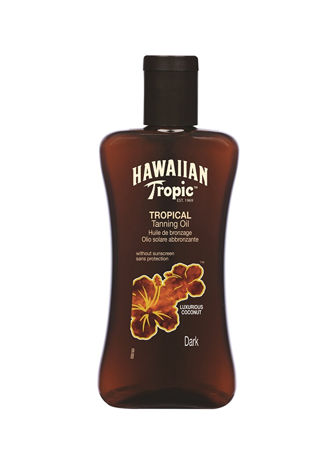 Hawaiian Tropic Tanning Oil Dark Coconut Koruma Faktörsüz 200 Ml Güneş Ürünü