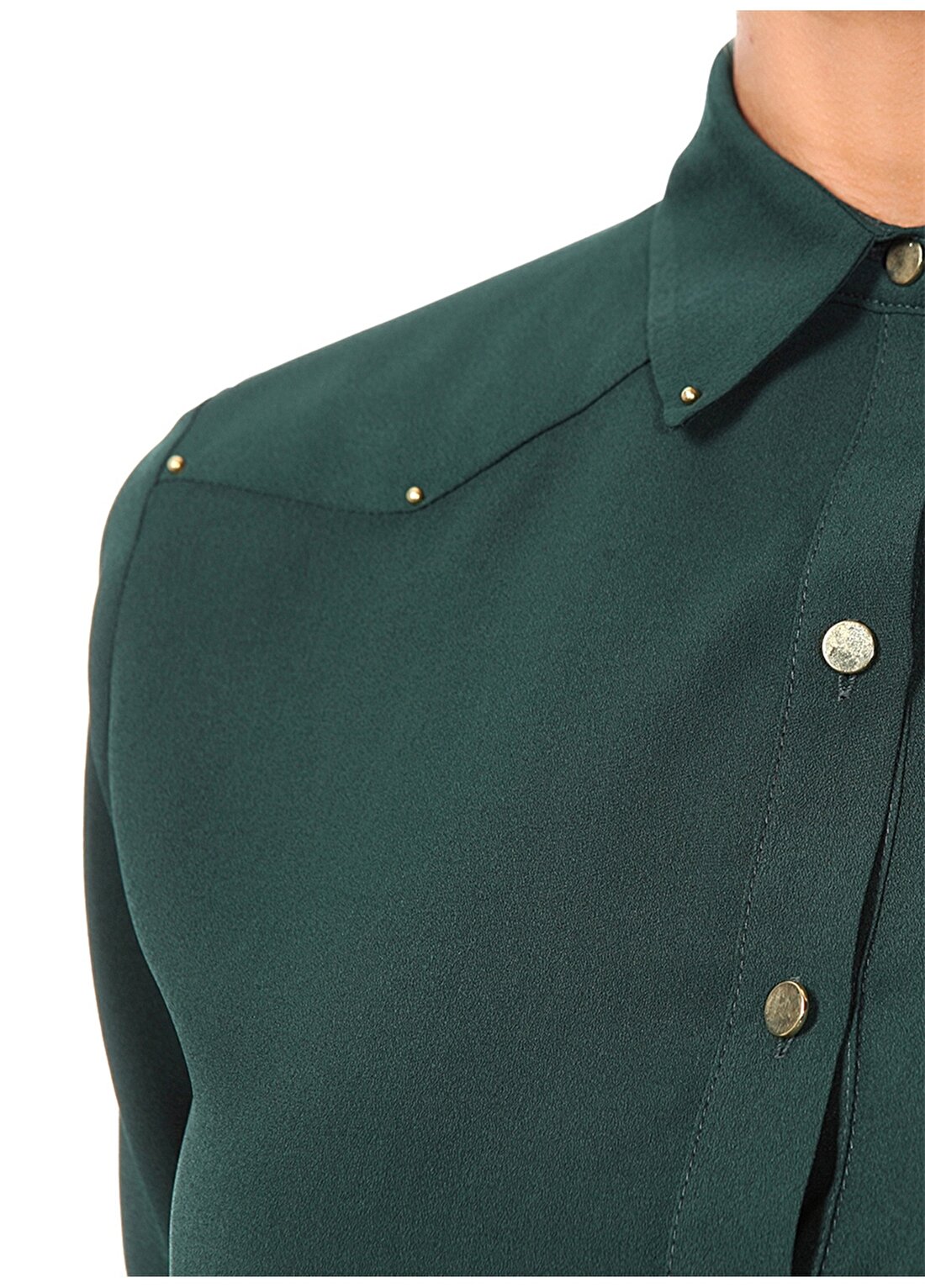 Cotton Bar Yeşil Bluz