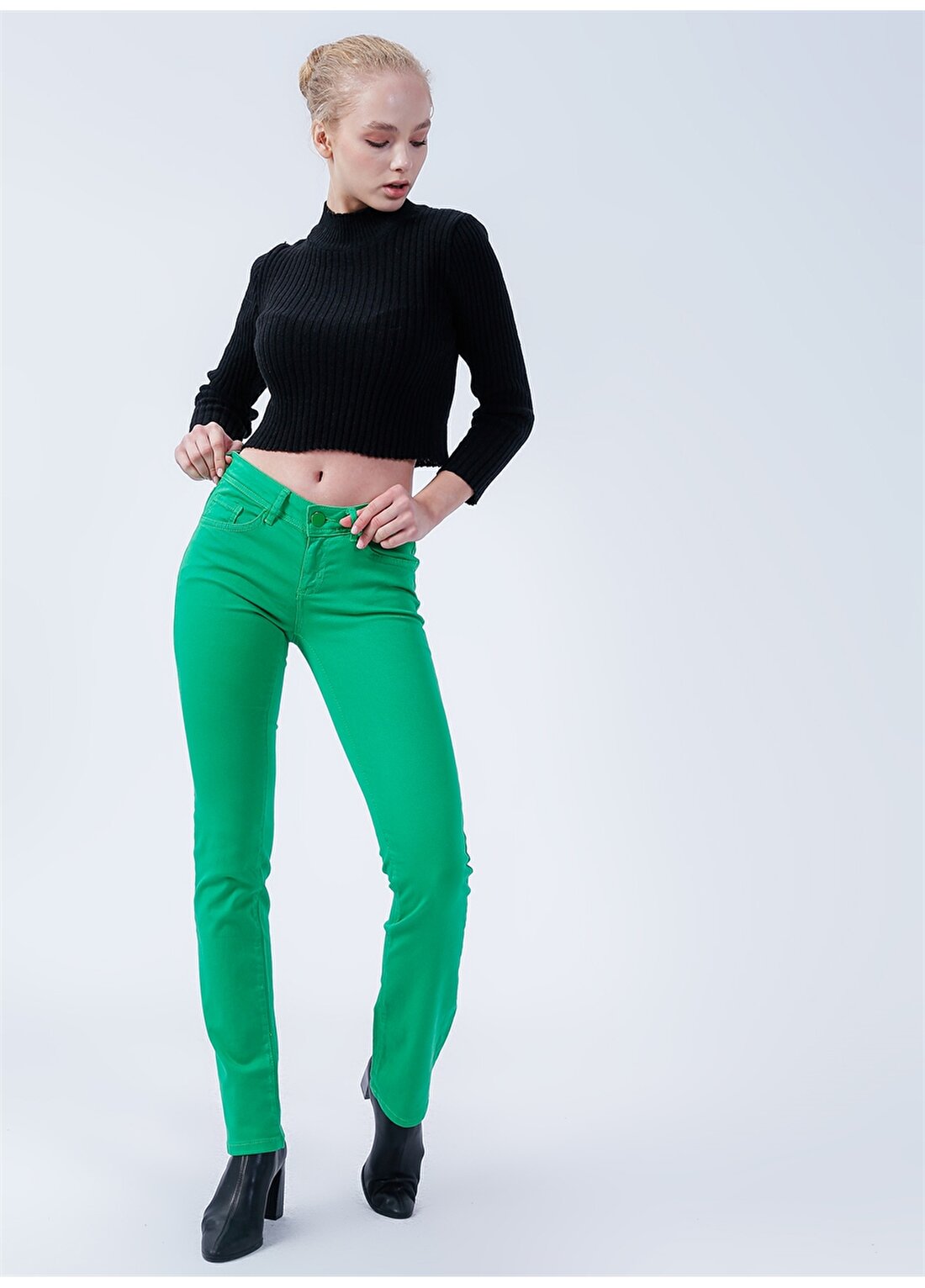 T-Box Yeşil Kadın Pantolon