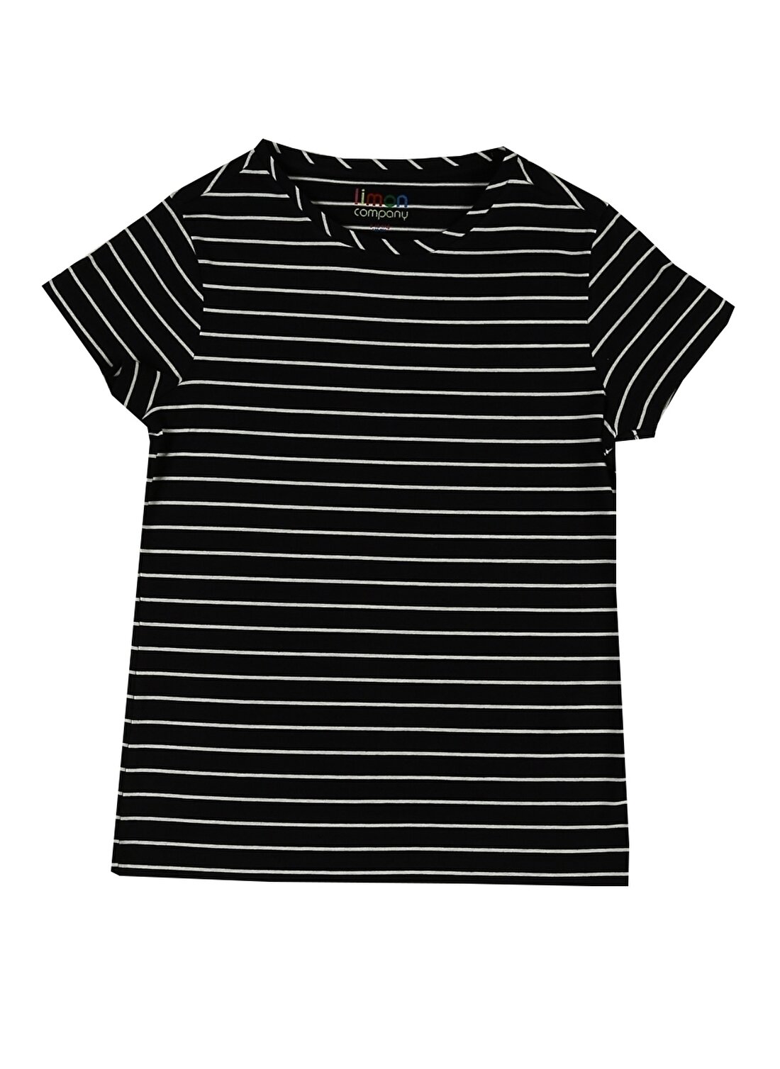 Limon Turkuaz - Mavi - Siyah Kız Çocuk T-Shirt