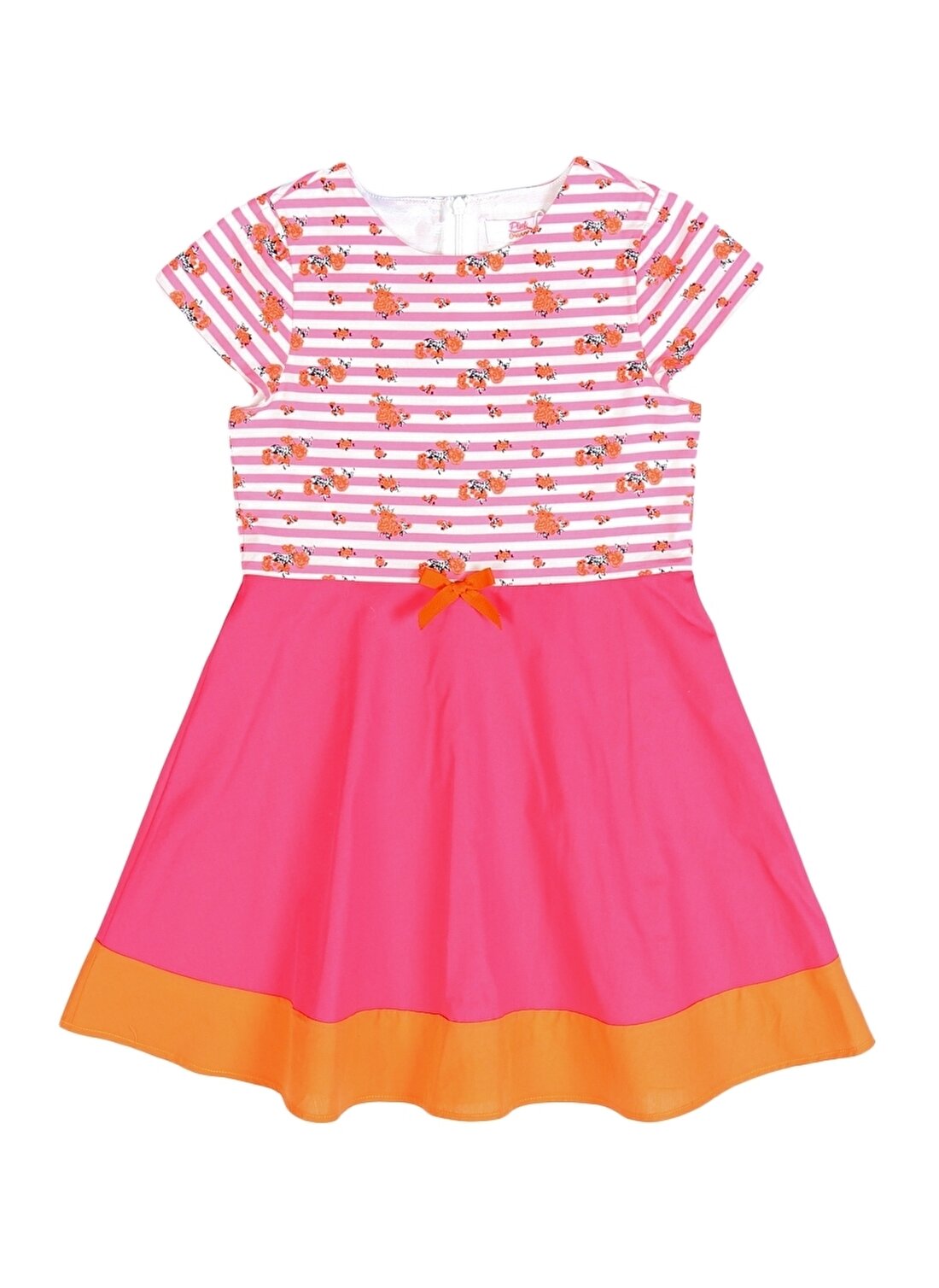 Pink&Orange Pembe Kız Çocuk Elbise 61POL PIN13 KKK EL