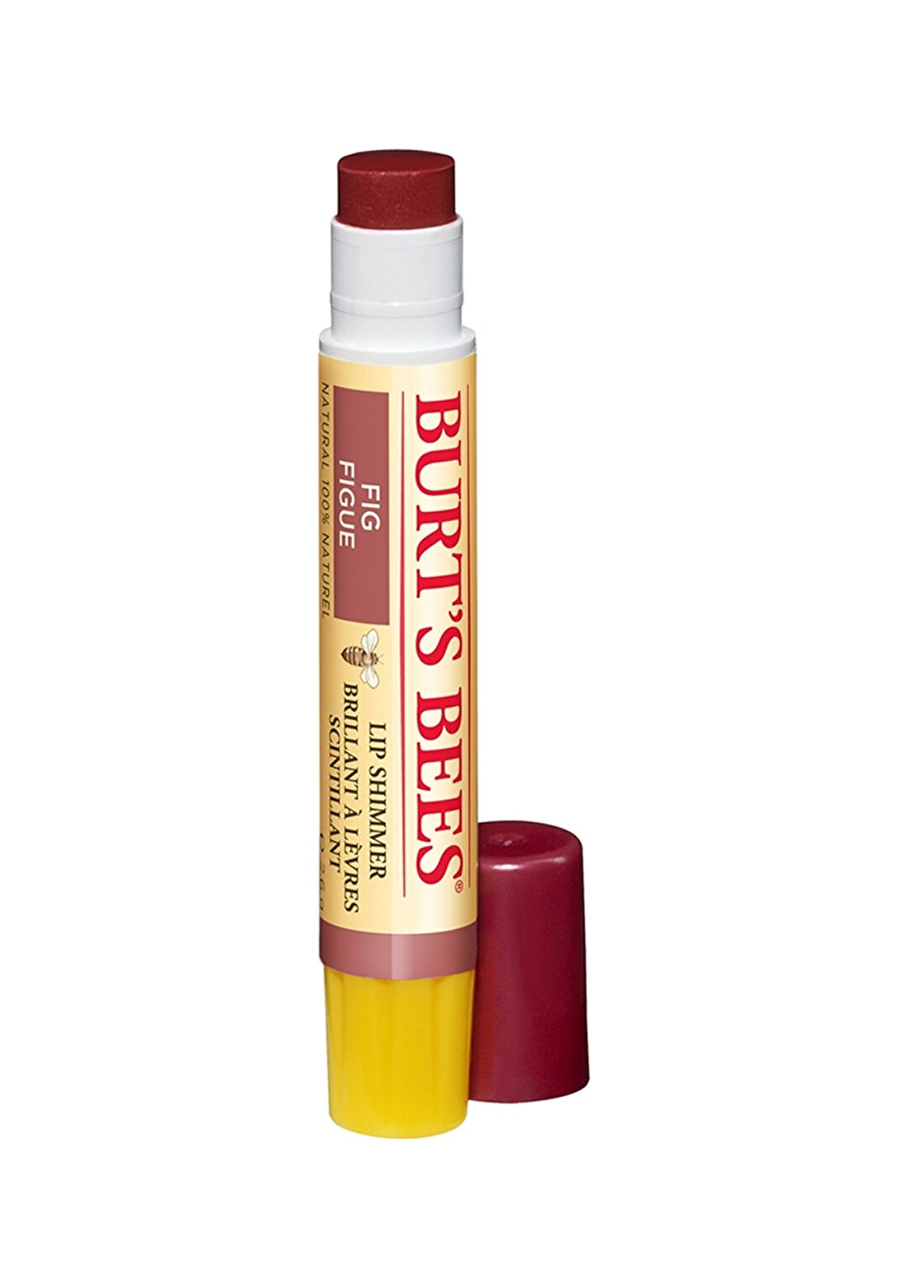 Burts Bees %100 Doğal Renkli Ve Işıltılı Dudak Bakımı - Bordo - Lip Shimmer - Fig Ruj