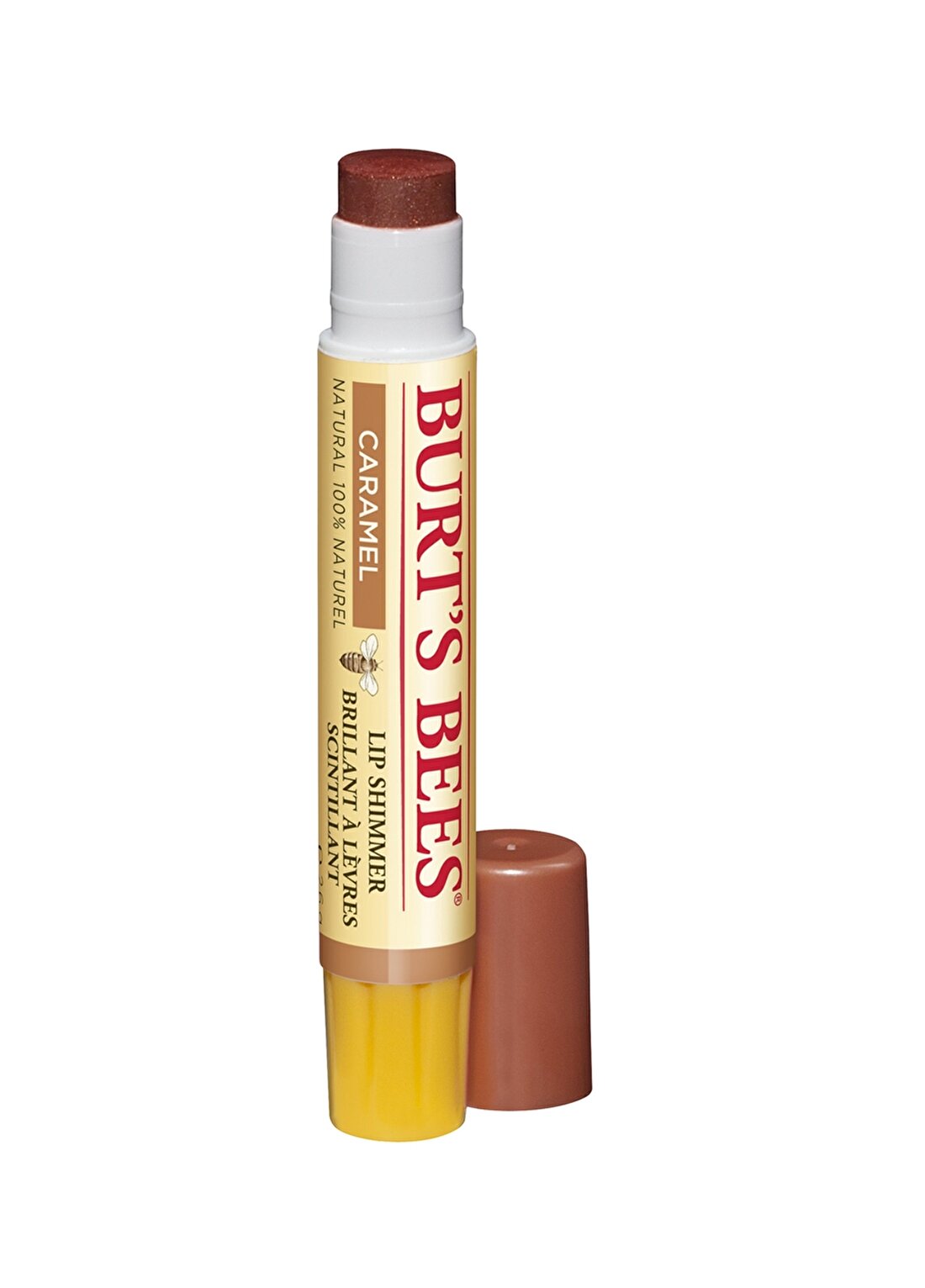 Burts Bees %100 Doğal Renkli Ve Işıltılı Dudak Bakımı - Karamel - Lip Shimmer - Caramel Ruj