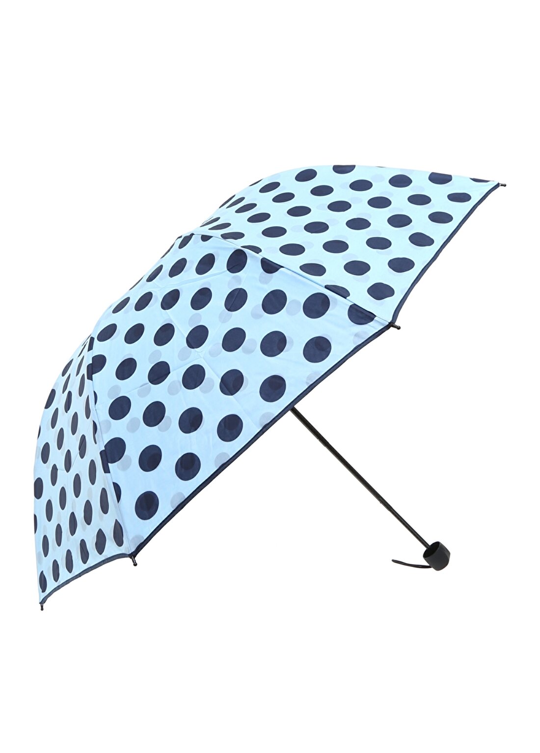 T-Box Puantiyeli Mavi - Lacivert Şemsiye