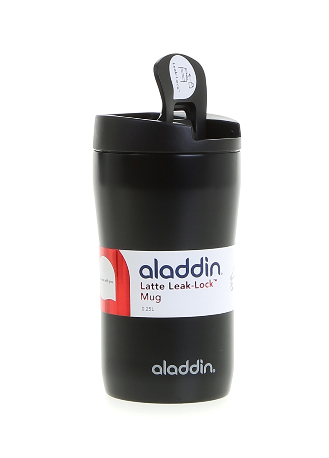 Aladdin Siyah 0.25 Lt Paslanma Çelik Termos 10-06632-002 Latte