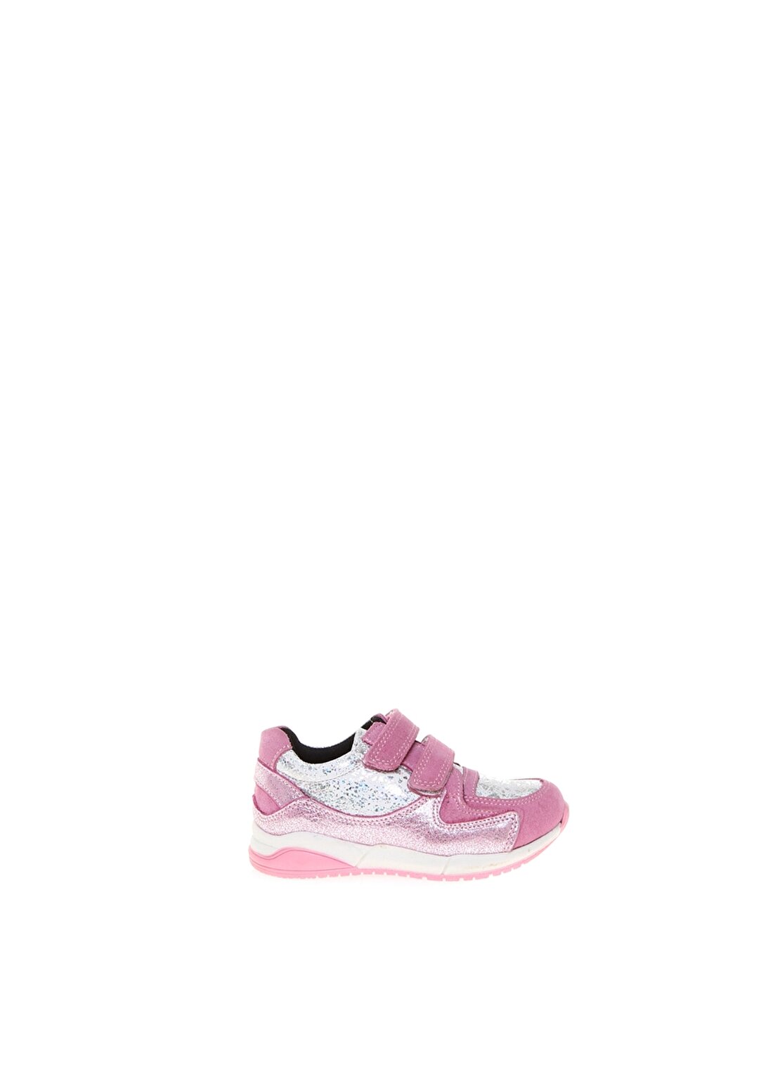 Pink&Orange Kız Çocuk Deri Gümüş Yürüyüş Ayakkabısı