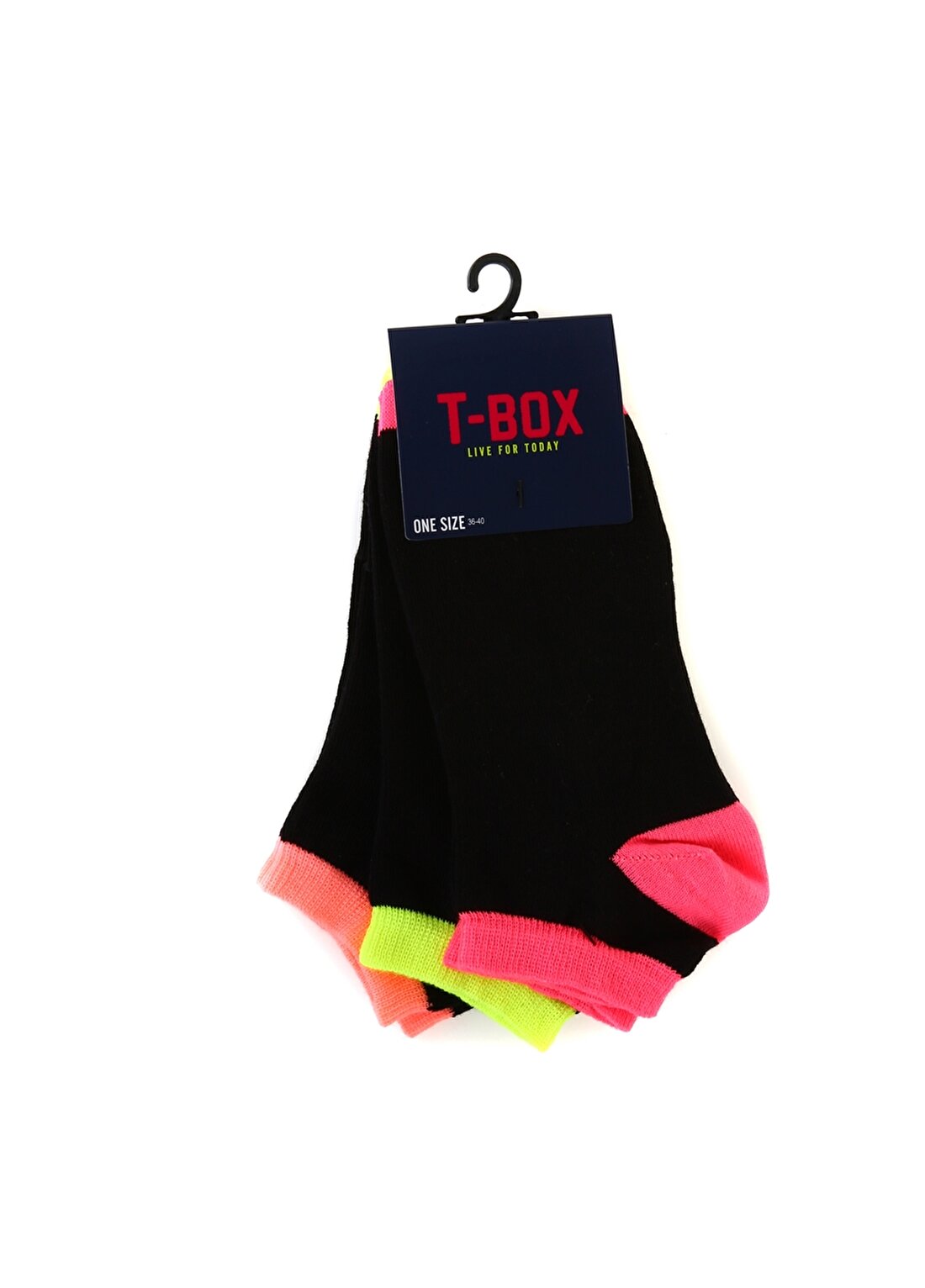 T-Box Kadın Siyah Soket Çorap