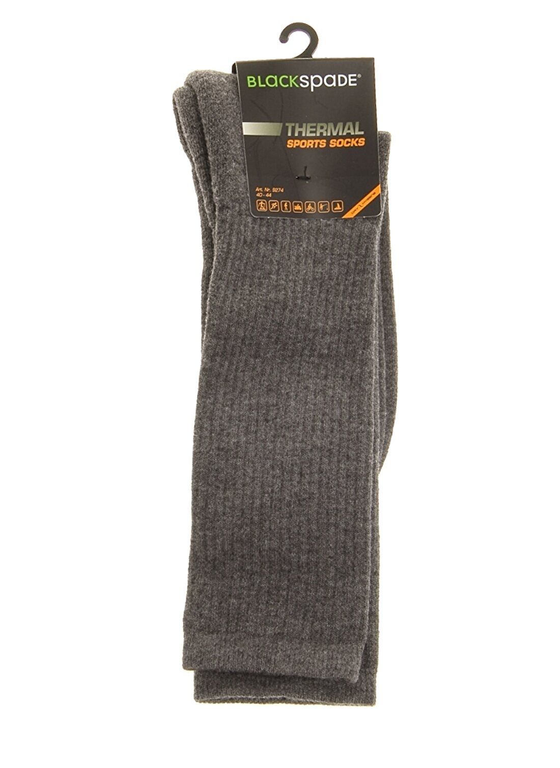 Blackspade Gri Erkek Termal Çorap