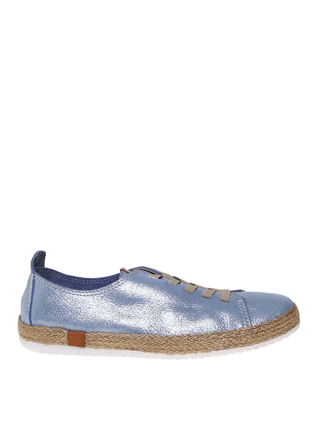 Penford Düz Deri Mavi Kadın Ayakkabı