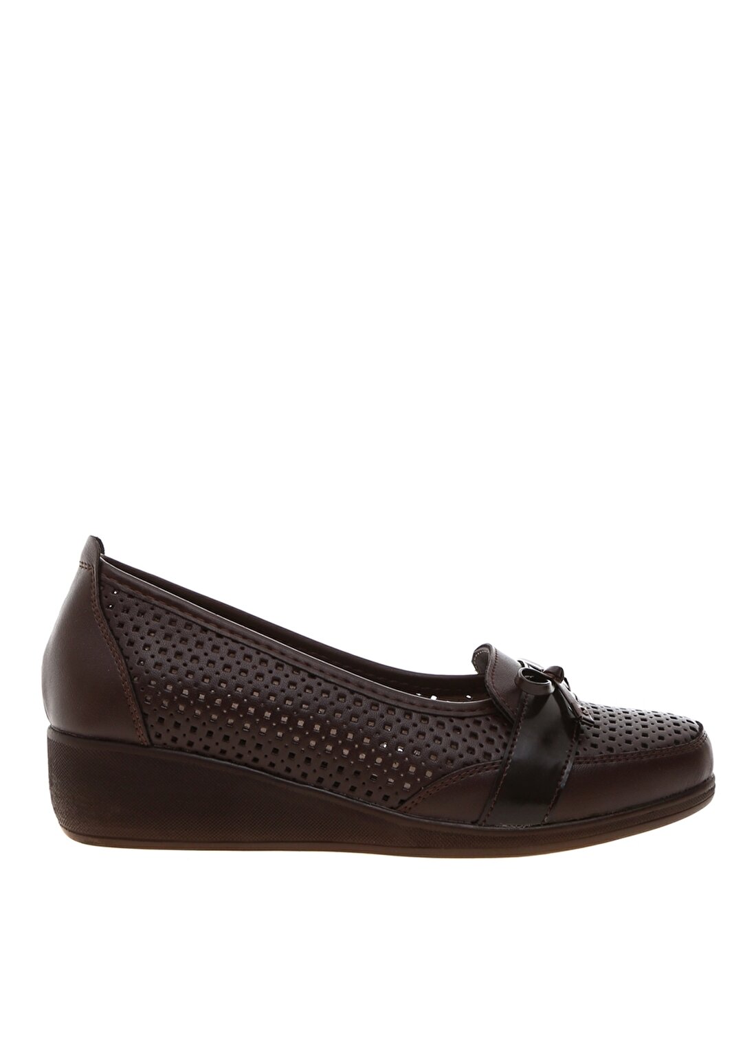 Penford Kadın Deri Kahverengi Düz Ayakkabı