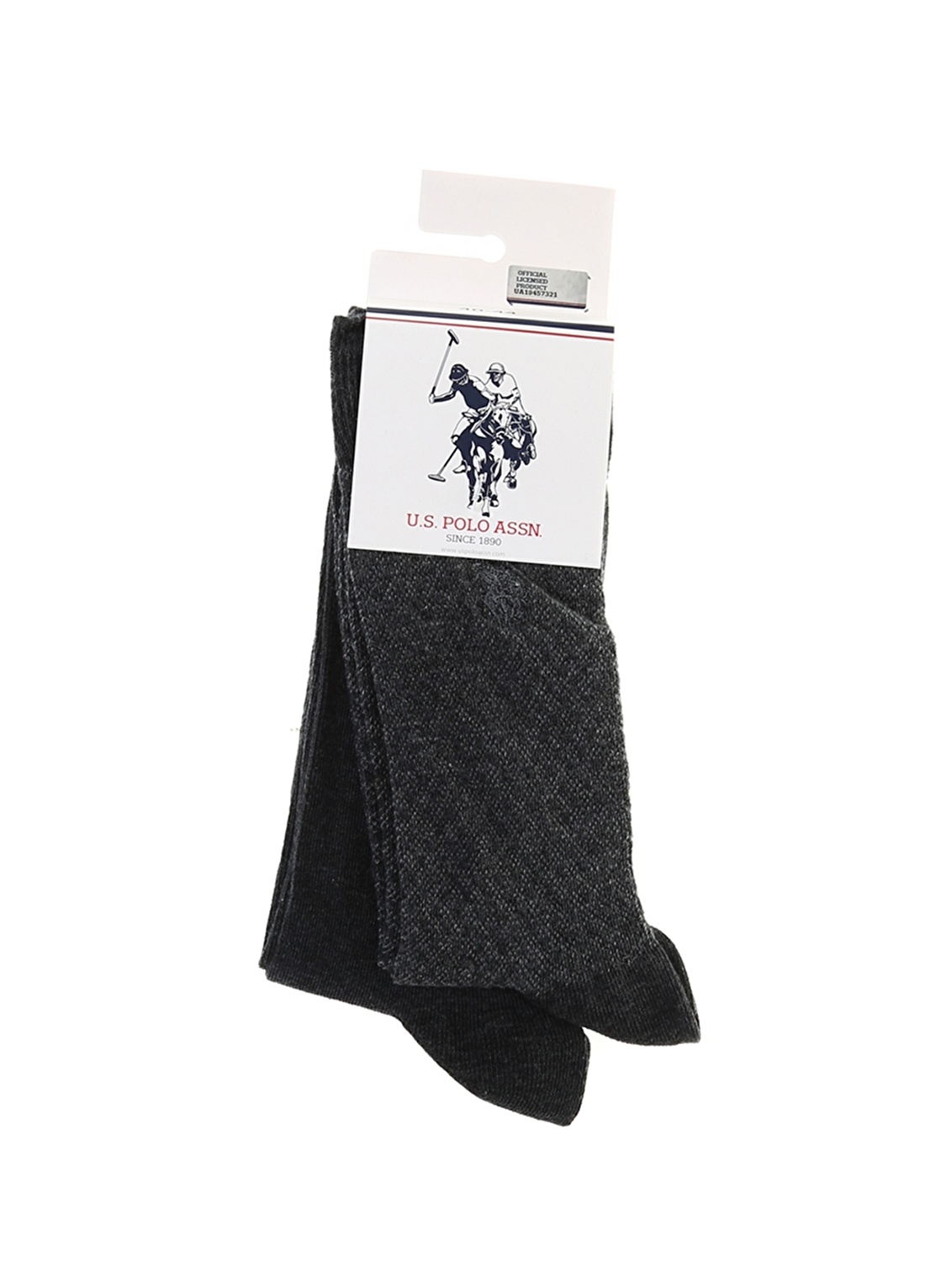 U.S. Polo Assn. Gri Erkek Çorap