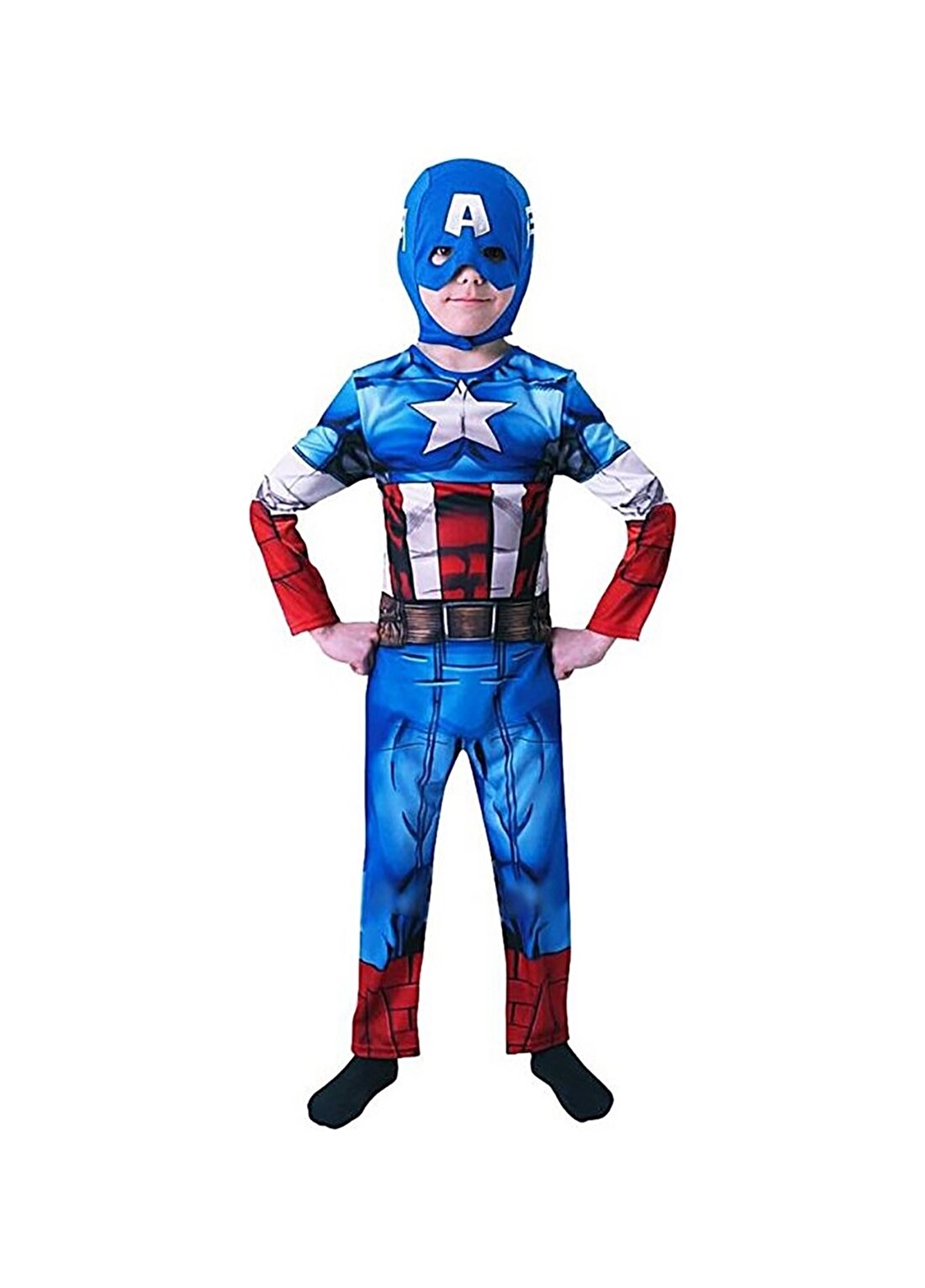 Sunman Oyuncak Dünyası Erkek Çocuk Kaptan Amerika Renkli Kostüm