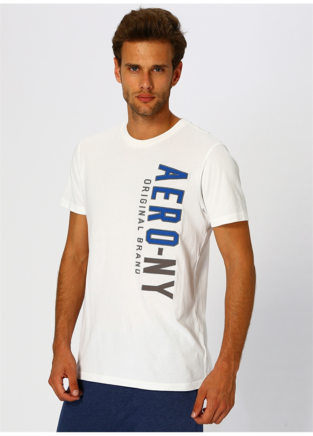 Aeropostale Yazılı Beyaz T-Shirt