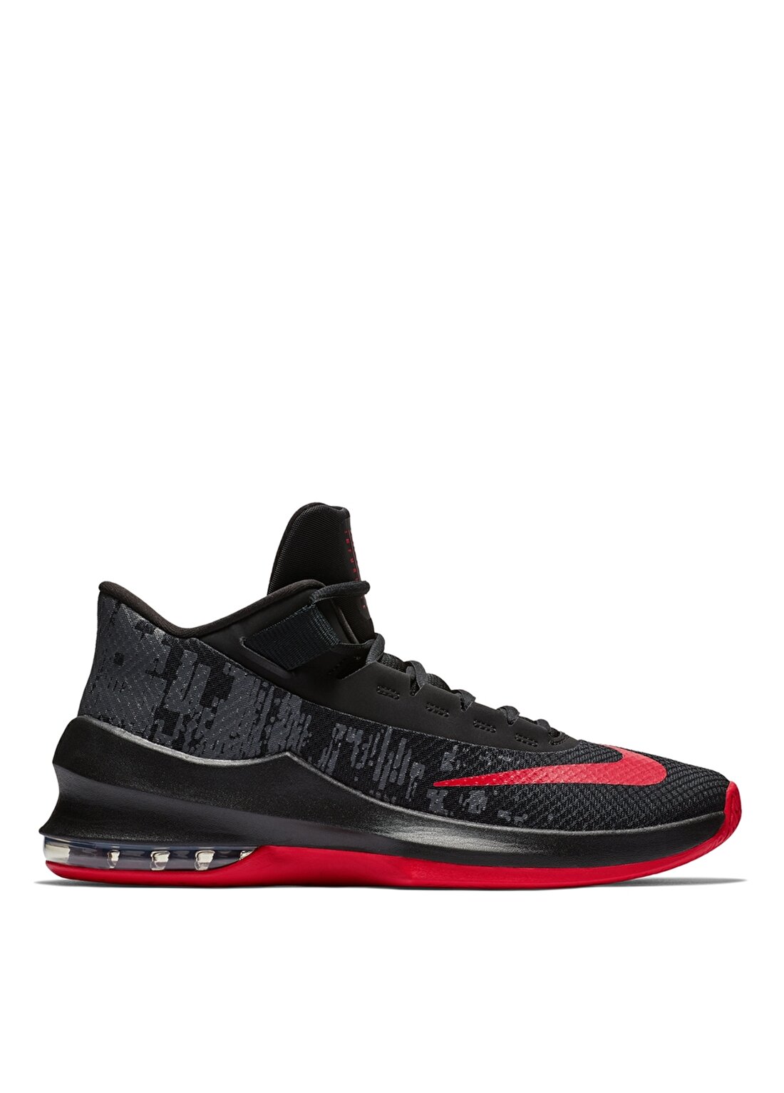 Nike Siyah - Kırmızı Erkek Basketbol Ayakkabısı