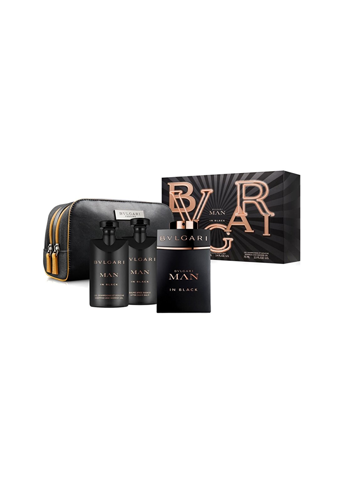 Bvlgari Man In Black Edp 100 Ml Erkek Parfüm Set
