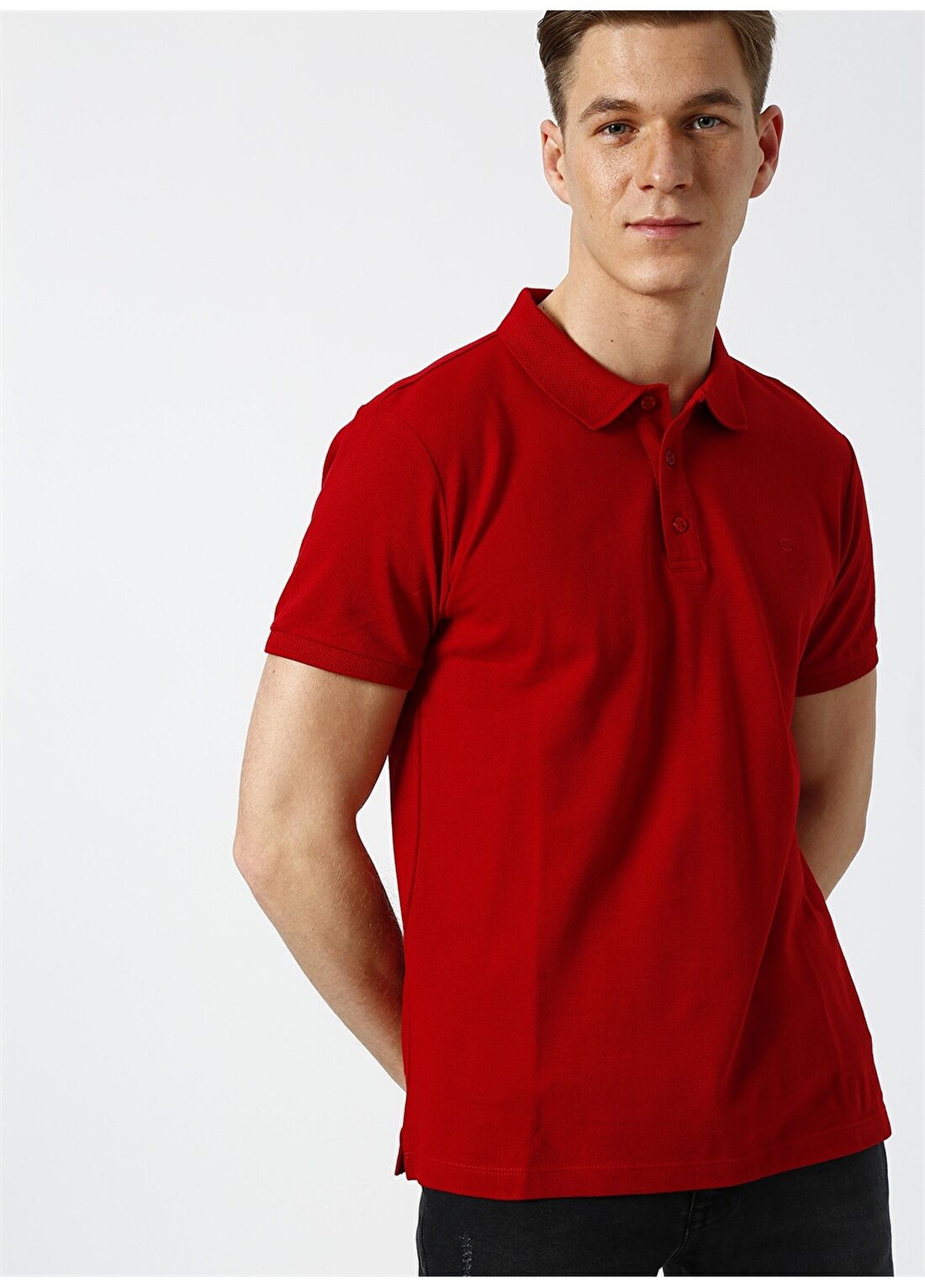 Cotton Bar Kırmızı Polo T-Shirt