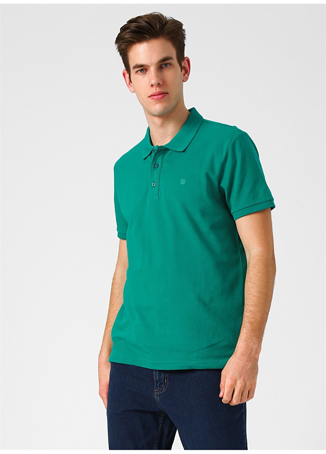 Limon Koyu Yeşil Polo T-Shirt