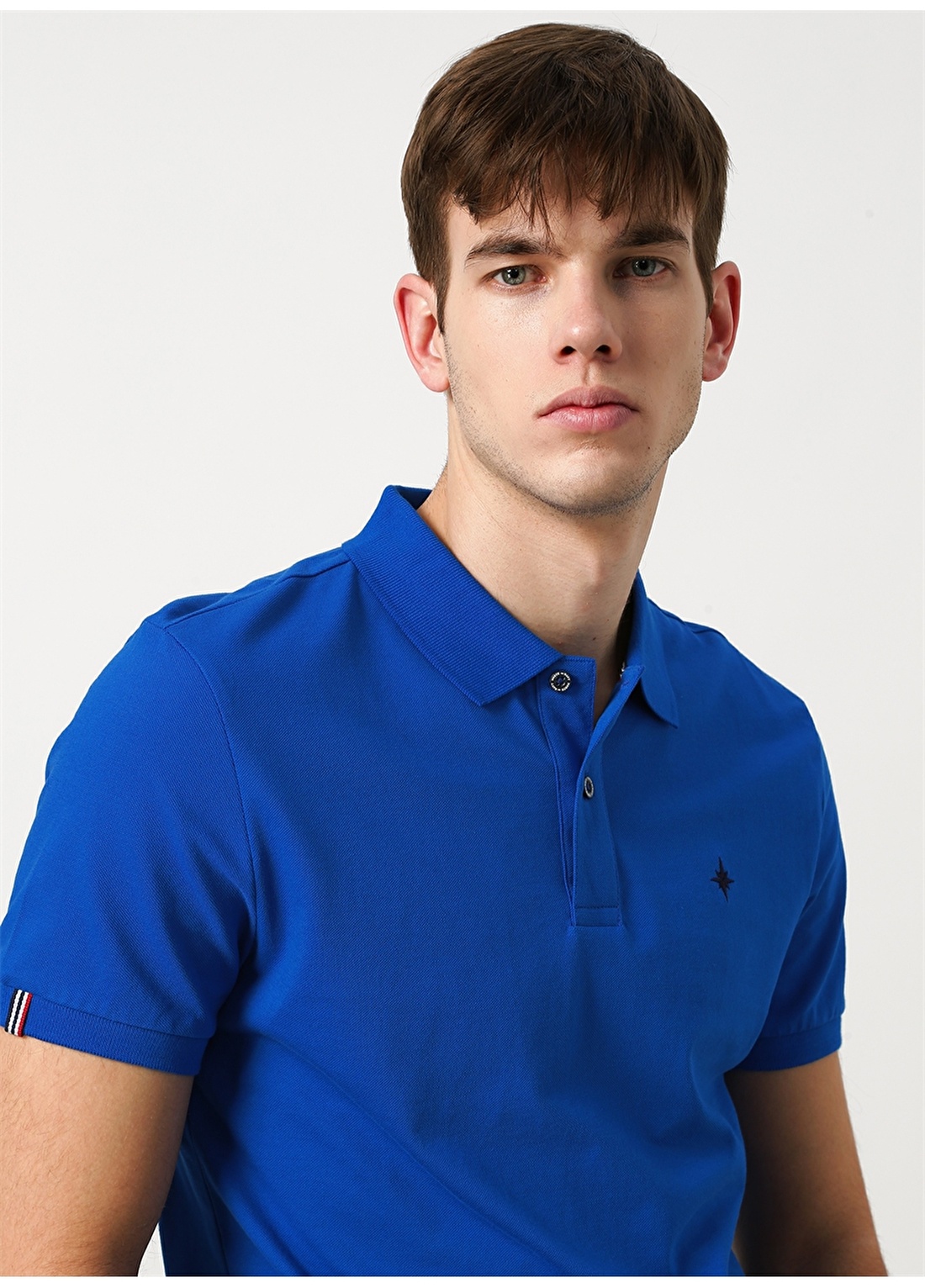 North Of Navy Koyu Saks Polo T-Shirt