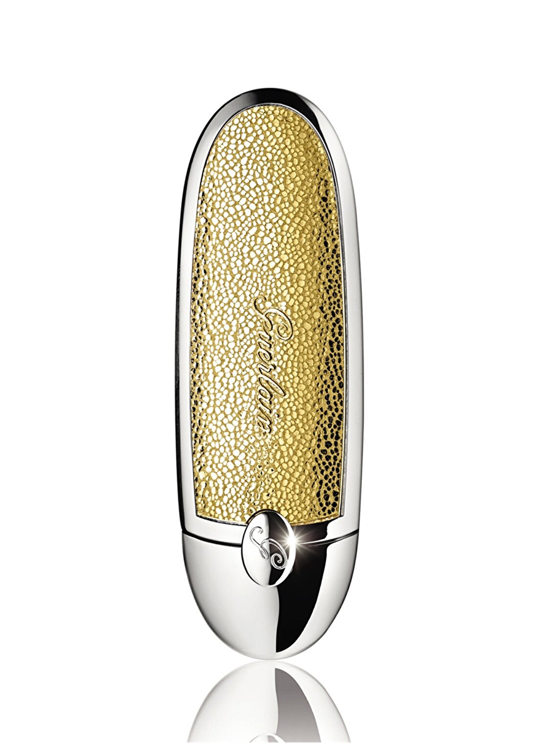Guerlain Rouge G 18 Xmas Lips Case Gold 3.5G Ruj