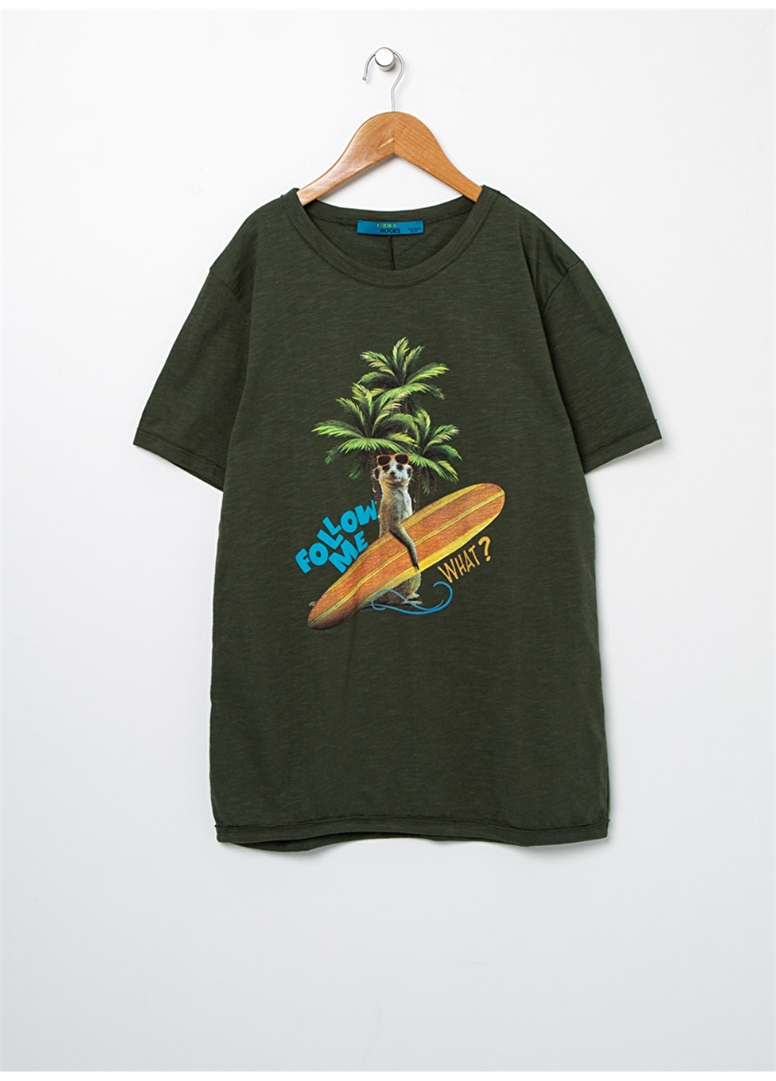 Funky Rocks DSD-06 Haki Erkek Çocuk T-Shirt