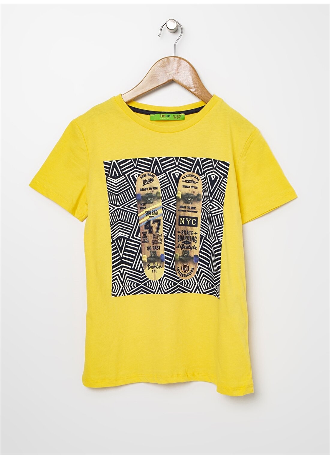 Limon Passeboy Sarı Görsel Baskı Erkek Çocuk T-Shirt