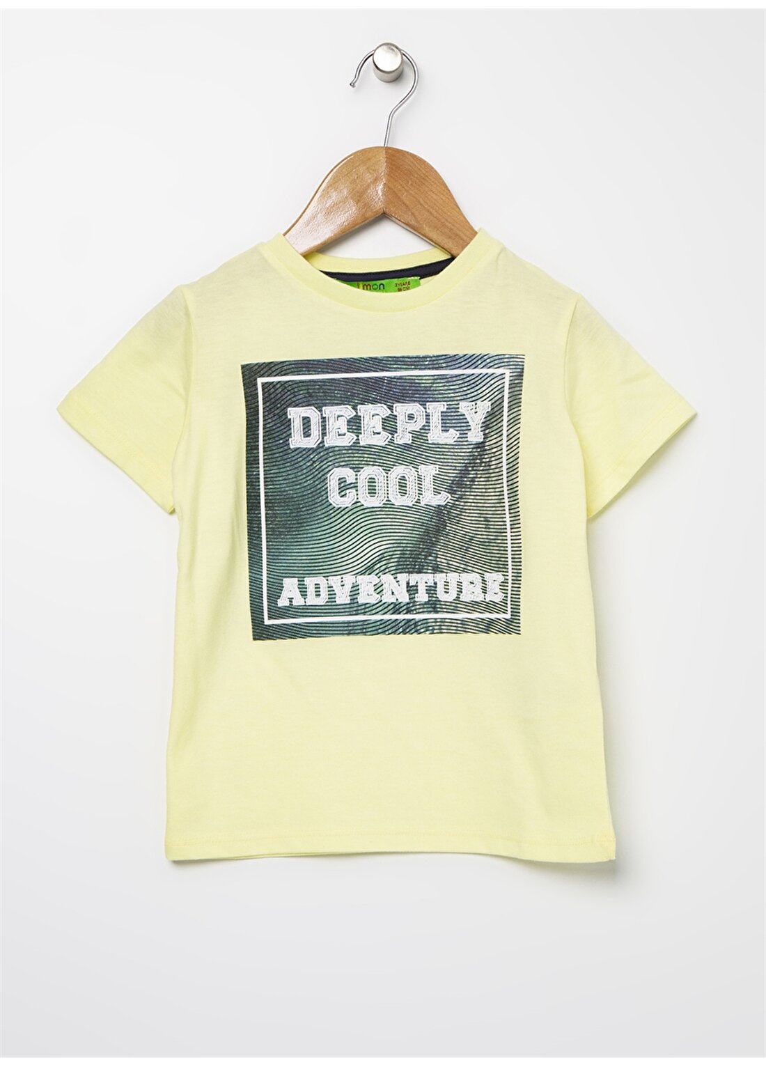 Limon Tureboy Sarı Baskılı Erkek Çocuk T-Shirt