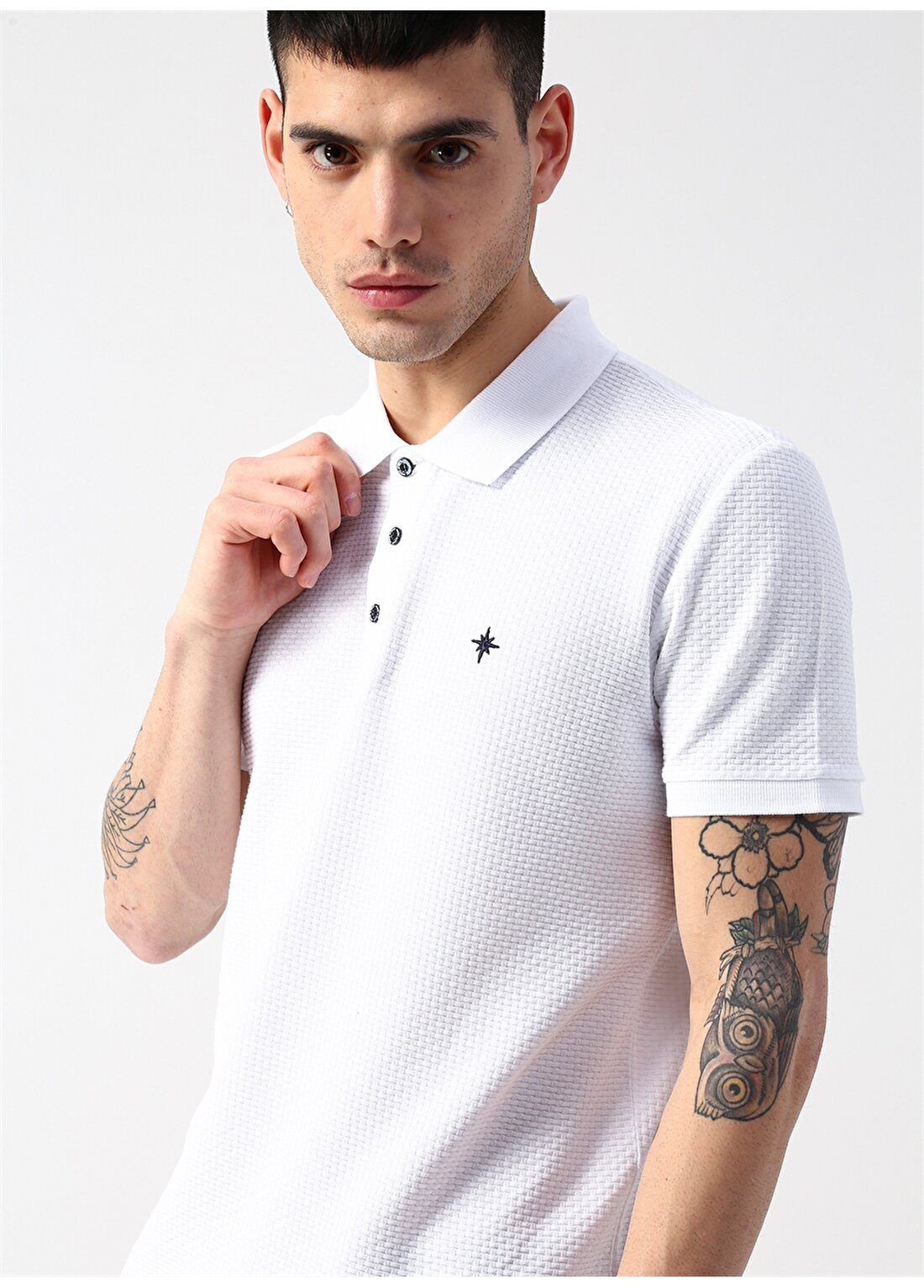 North Of Navy Beyaz Polo T-Shirt