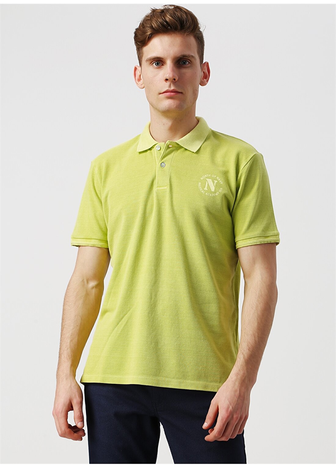 North Of Navy Açık Yeşil Polo T-Shirt